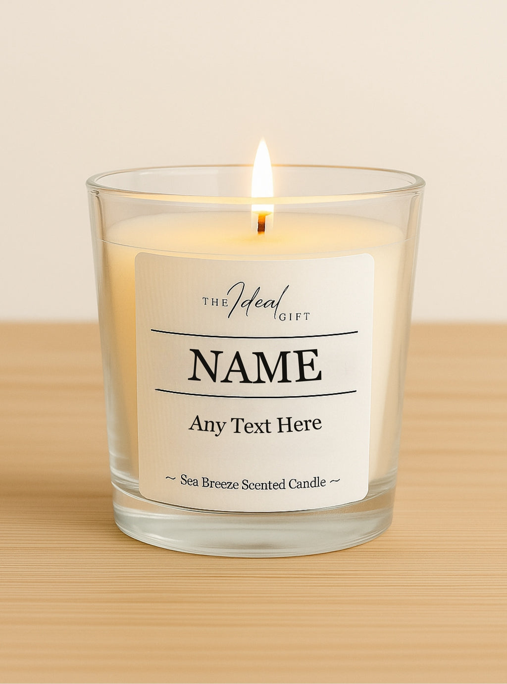 Medium Personalised Scented Candle 200g