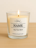 Medium Personalised Scented Candle 200g