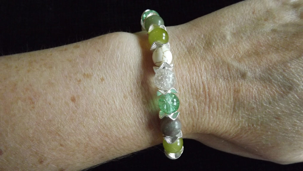 Green Beaded Bracelet