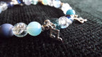 Blue Music Note Beaded Bracelet