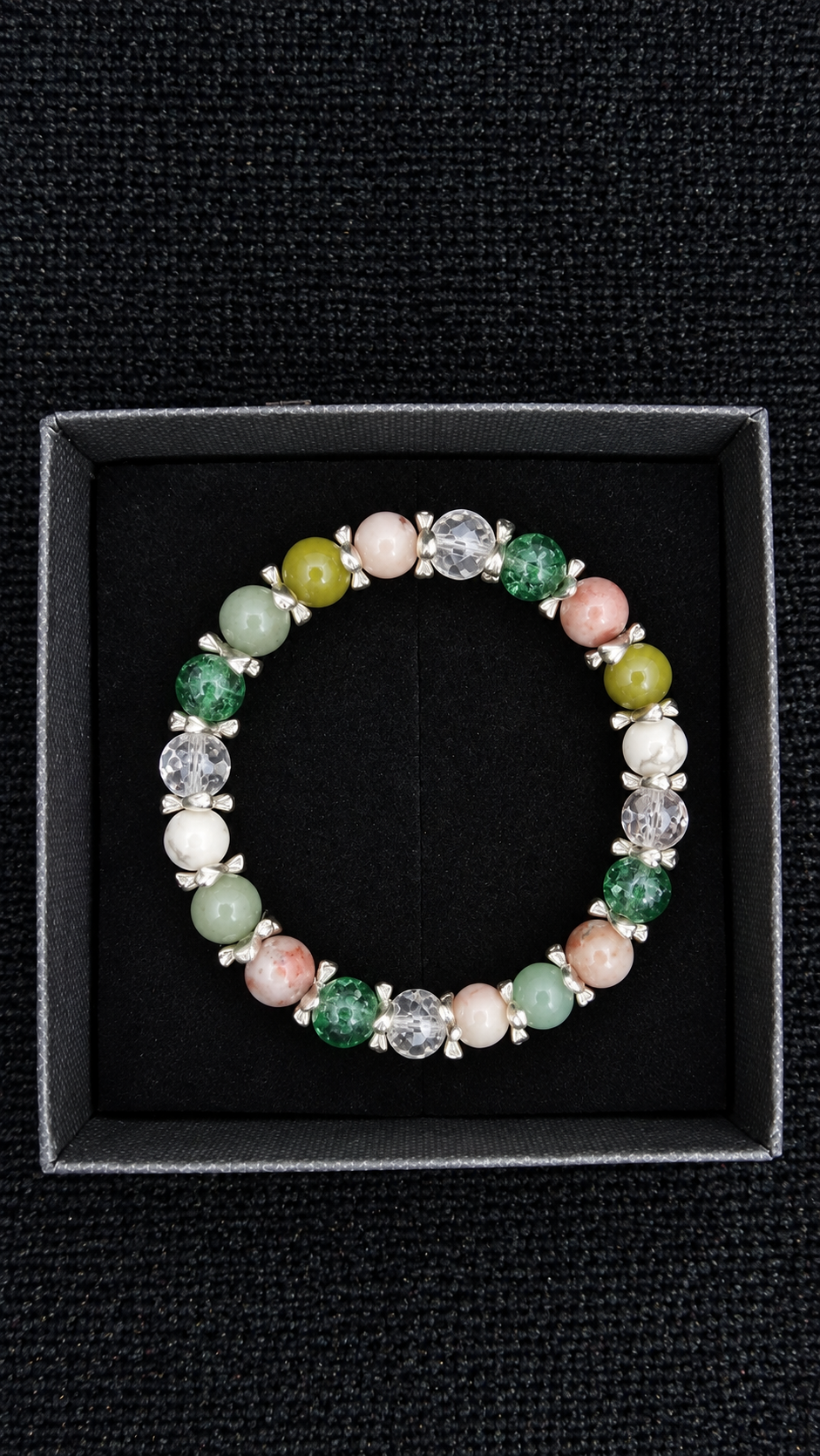 Green Beaded Bracelet