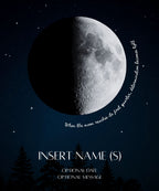 Moon Phase Prints Framed Print