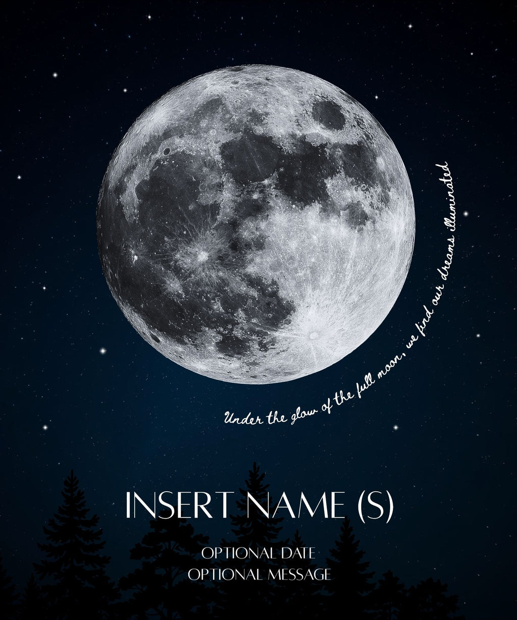 Moon Phase Prints Framed Print