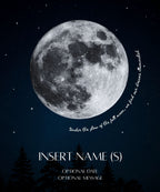 Moon Phase Prints Framed Print