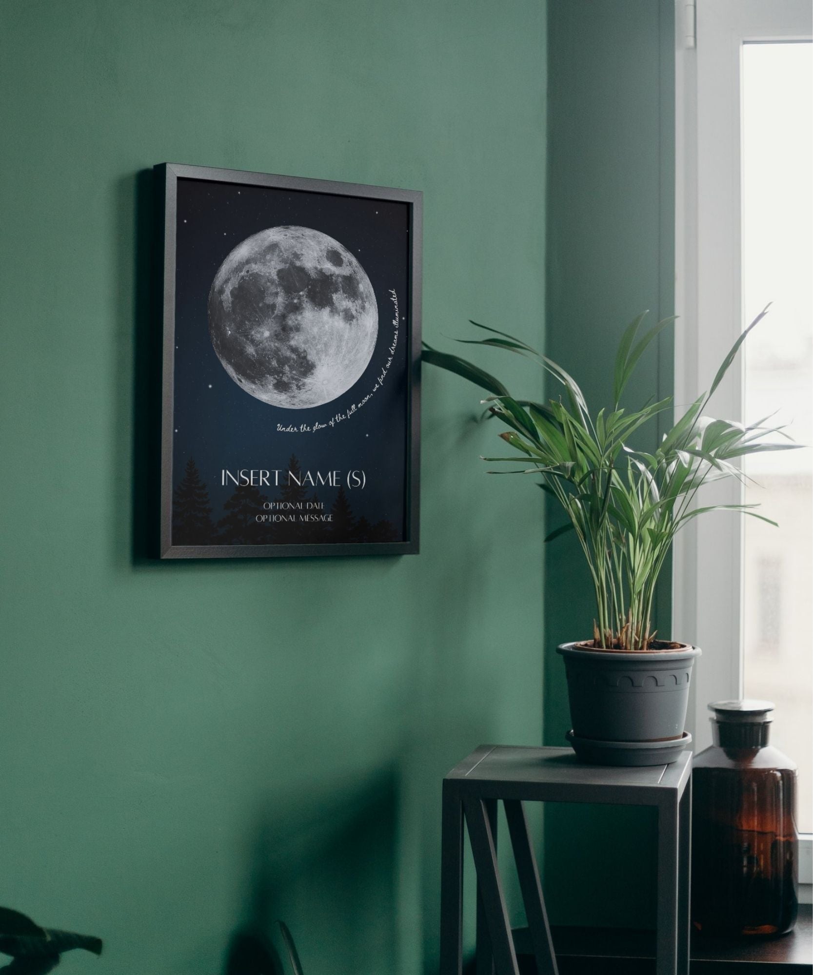 Moon Phase Prints Framed Print
