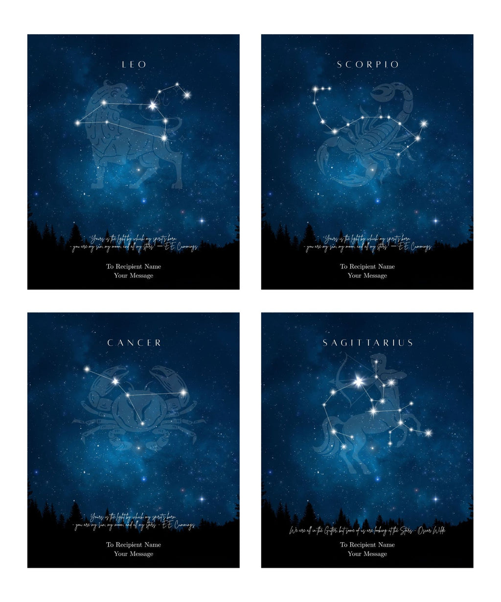 Astrology Star Sign Framed Print