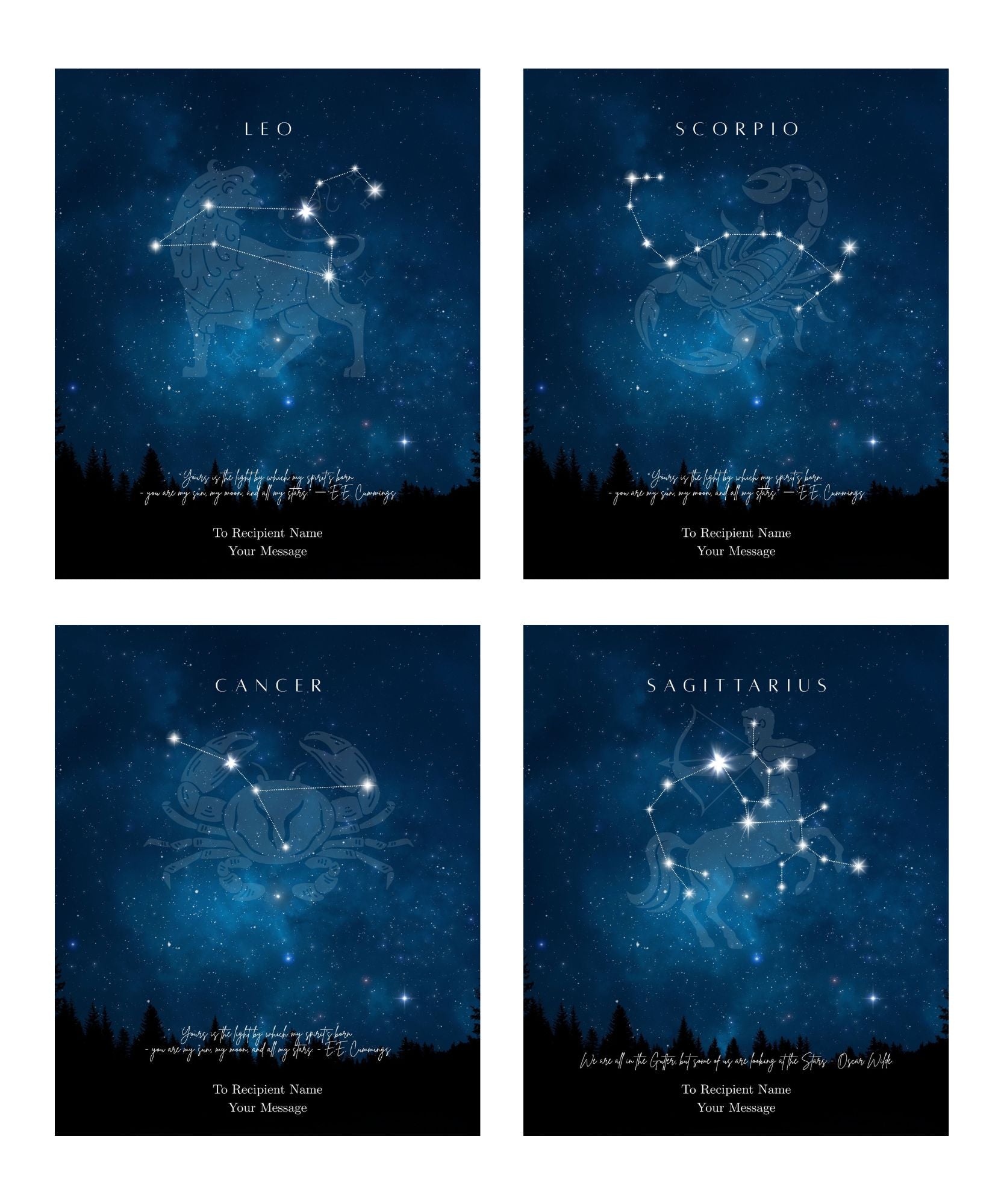 Astrology Star Sign Framed Print