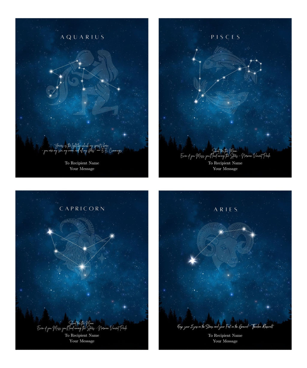 Astrology Star Sign Framed Print